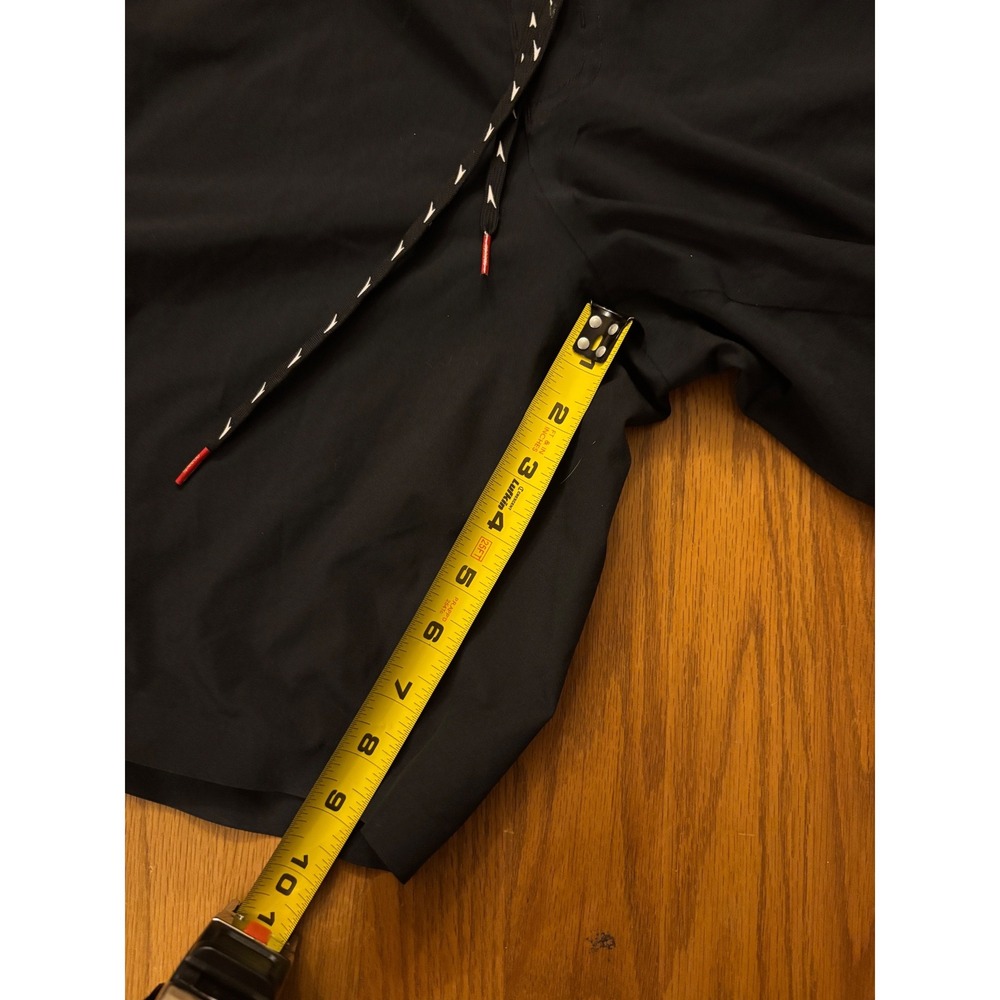 Speedo Mens ActiveFlex Board Shorts Black Grey Red sz 36 Swim Trunks Zip Pocket - Picture 4 of 5